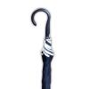 Security Umbrella with reflection for women black