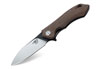 Bestech Knives Beluga Liner Lock Knife Brown G-10 - BG11C-1