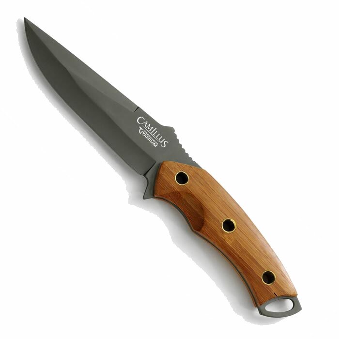 Camillus 10 Fixed Blade Knife - Bamboo Handle Camillus 10 Fixed Blade Knife - Bamboo Handle