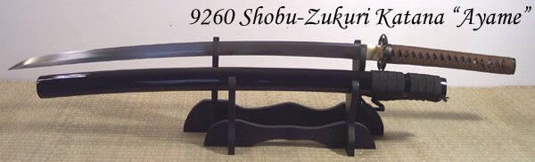 Cheness Shobu Zukuri - Ayami 9260 Spring Steel Katana