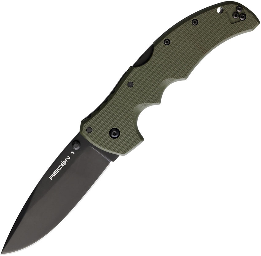 Cold Steel Recon 1 Spear Point S35VN Knife OD Green Cold Steel Recon 1 Spear Point S35VN Knife OD Green