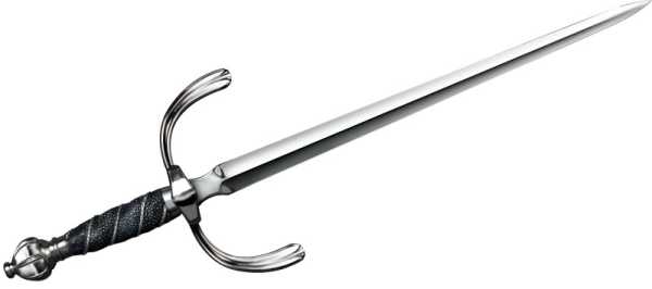 Cold Steel Ribbed Shell Rapier Companion Dagger