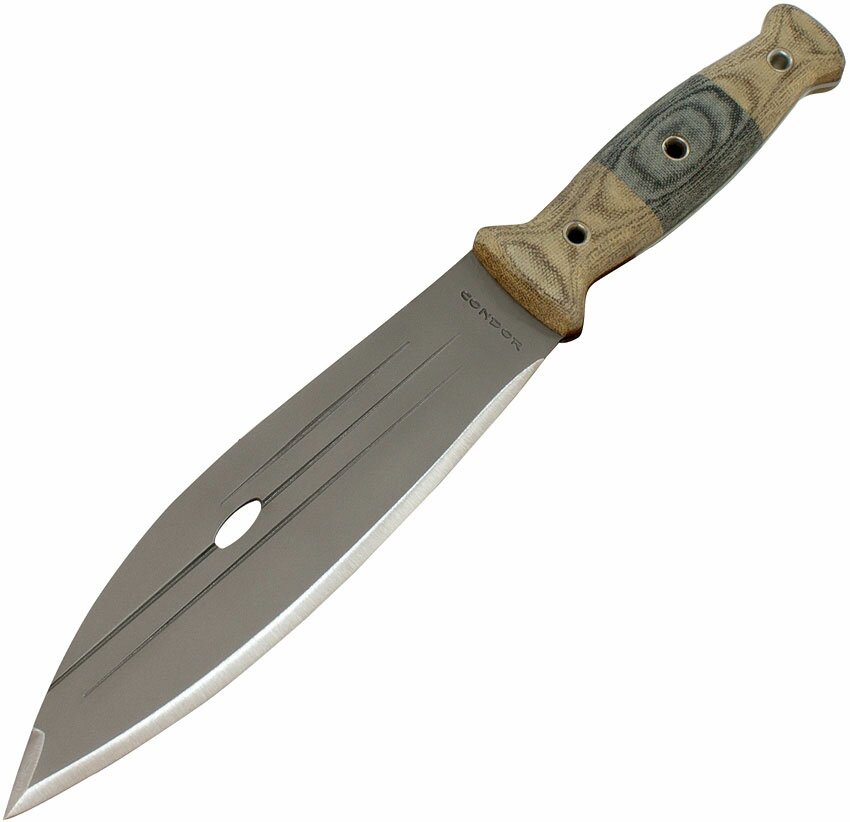 Condor Primitive Bush Knife Micarta Handle Condor Primitive Bush Knife Micarta Handle