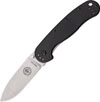 ESEE Avispa Black Handle Satin Folding Knife - BRK1301