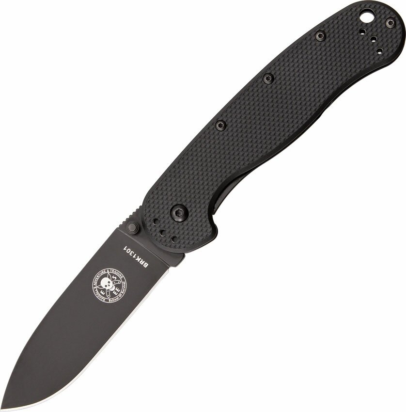 ESEE Avispa D2 Black Handle Black Blade Folding Knife ESEE Avispa D2 Black Handle Black Blade Folding Knife