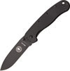 ESEE Avispa D2 Black Handle Black Blade Folding Knife - BRK1302B