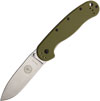 ESEE Avispa D2 OD Green Handle Satin Folding Knife - BRK1302OD