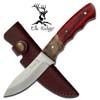 Elk Ridge Fixed Blade Knife Burl Pakkawood 8.5'' Overall - ER-130