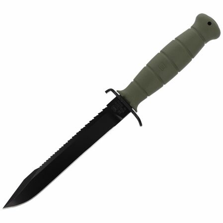 Field Knife 81 6.5'' w/Saw Olive w/Polymer Safety Sheath