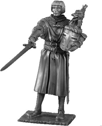 Figure Lancelot - Knights of the Round Table - Les Etains Du Graal Figure Lancelot - Knights of the Round Table - Les Etains Du Graal