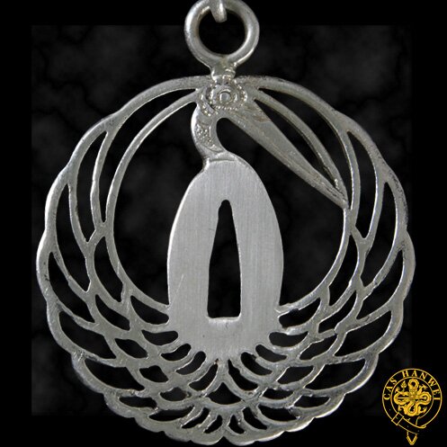 Hanwei Crane Tsuba Pendant Hanwei Crane Tsuba Pendant