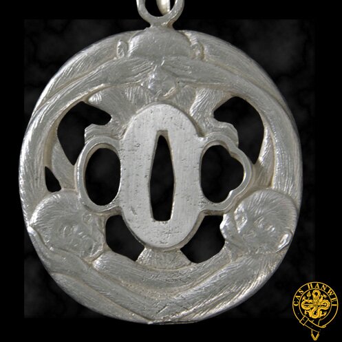 Hanwei Three-Monkey Tsuba Pendant Hanwei Three-Monkey Tsuba Pendant