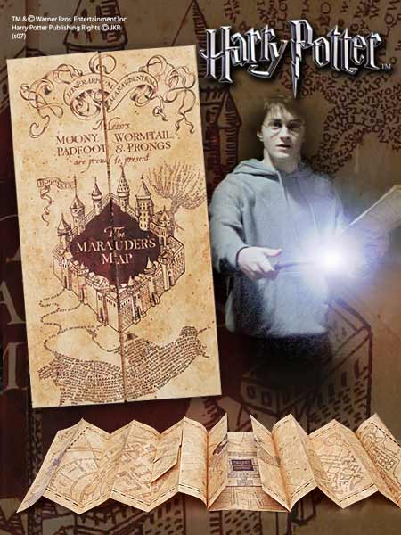 Harry Potter Replica Marauder Map Harry Potter Replica Marauder Map