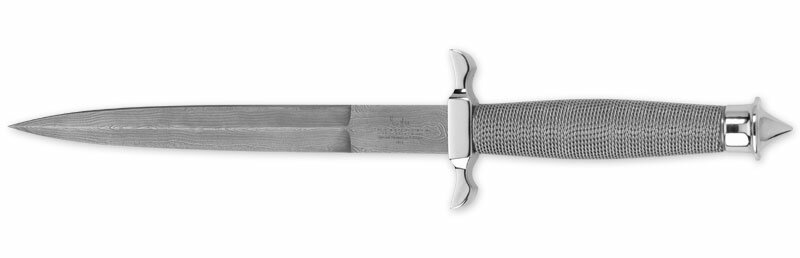 Hibben Silver Shadow Knife Damascus Hibben Silver Shadow Knife Damascus