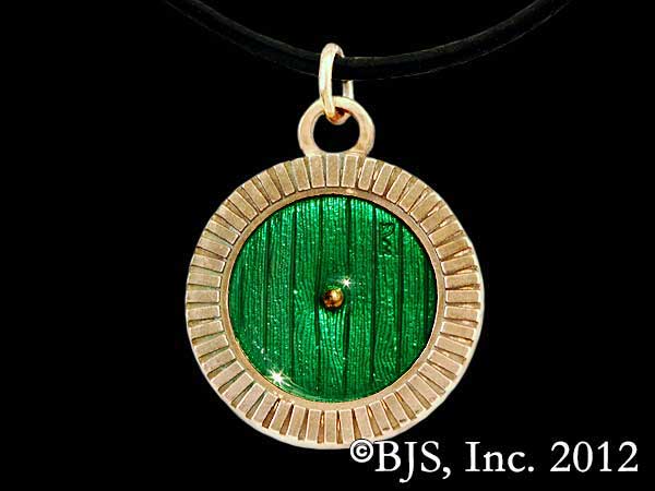 Hobbit Bronze Bag End Door Necklace Hobbit Bronze Bag End Door Necklace