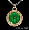Hobbit Bronze Bag End Door Necklace - HBT-02S