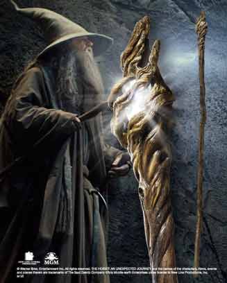 Hobbit Gandalf Illuminating Staff Hobbit Gandalf Illuminating Staff