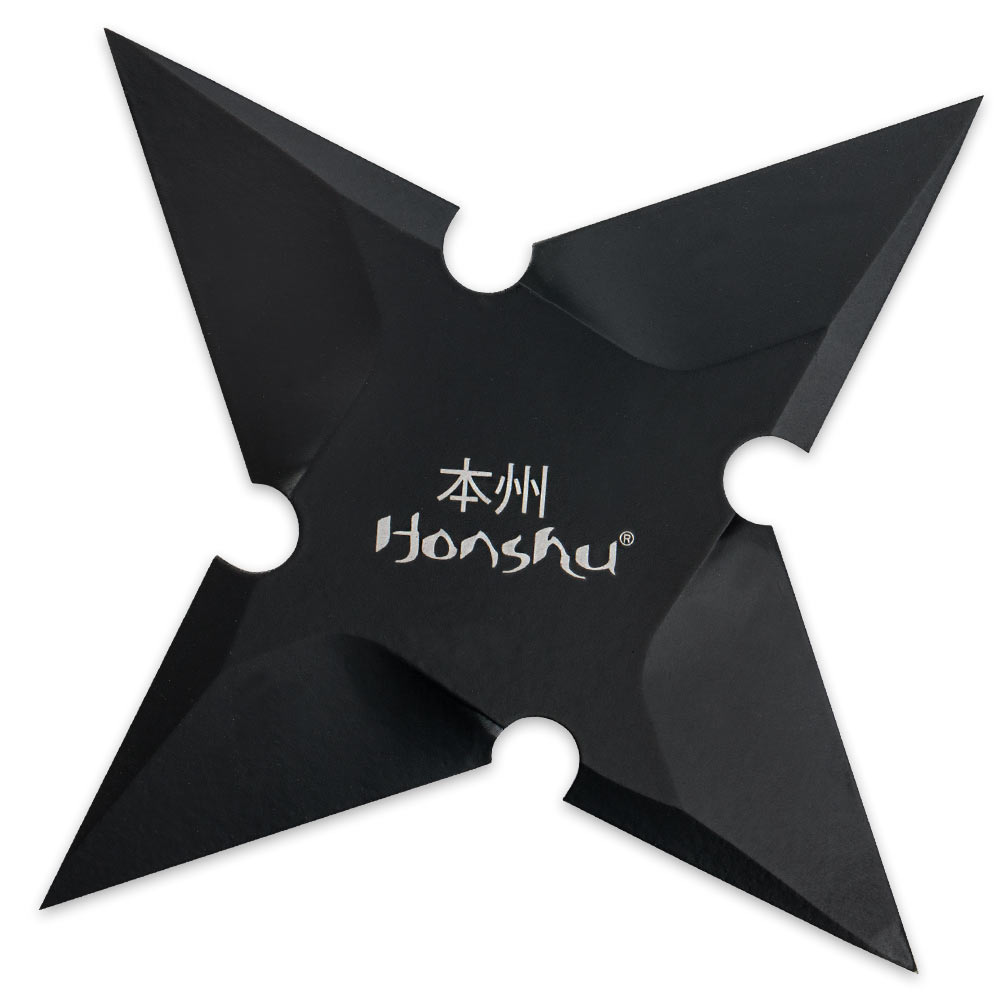 Honshu Sleek Black Throwing Star Honshu Sleek Black Throwing Star