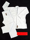 Jiujitsu Gi Double Weave White For Judo and JiuJitsu 17oz