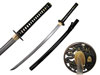 Katana Ten Ryu Damascus Sword Dragon Tsuba - MAZ-401