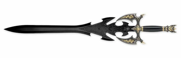 Kit Rae Kilgorin Sword of Darkness with Black Blade