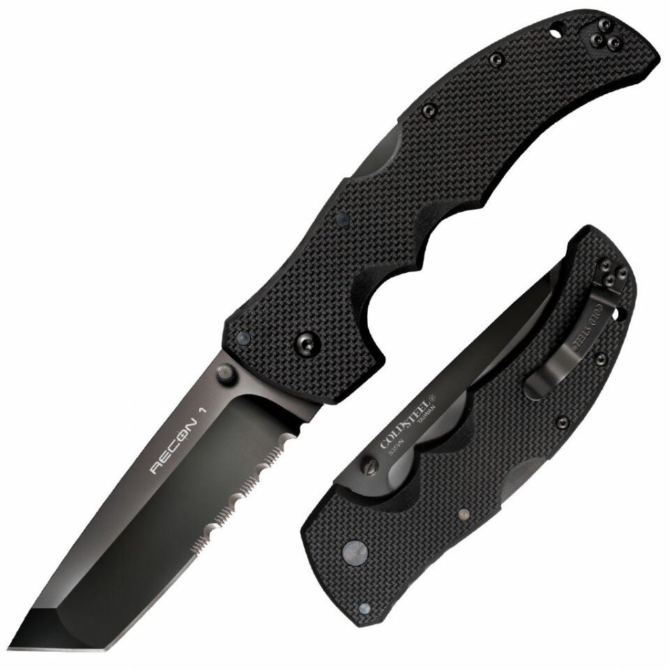 Knife Cold Steel Recon 1 Tanto Point 50/50 S35VN Knife Cold Steel Recon 1 Tanto Point 50/50 S35VN