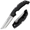 Knife Cold Steel Voyager Large Tanto Point Serrated Edge AUS10A - 29ATS