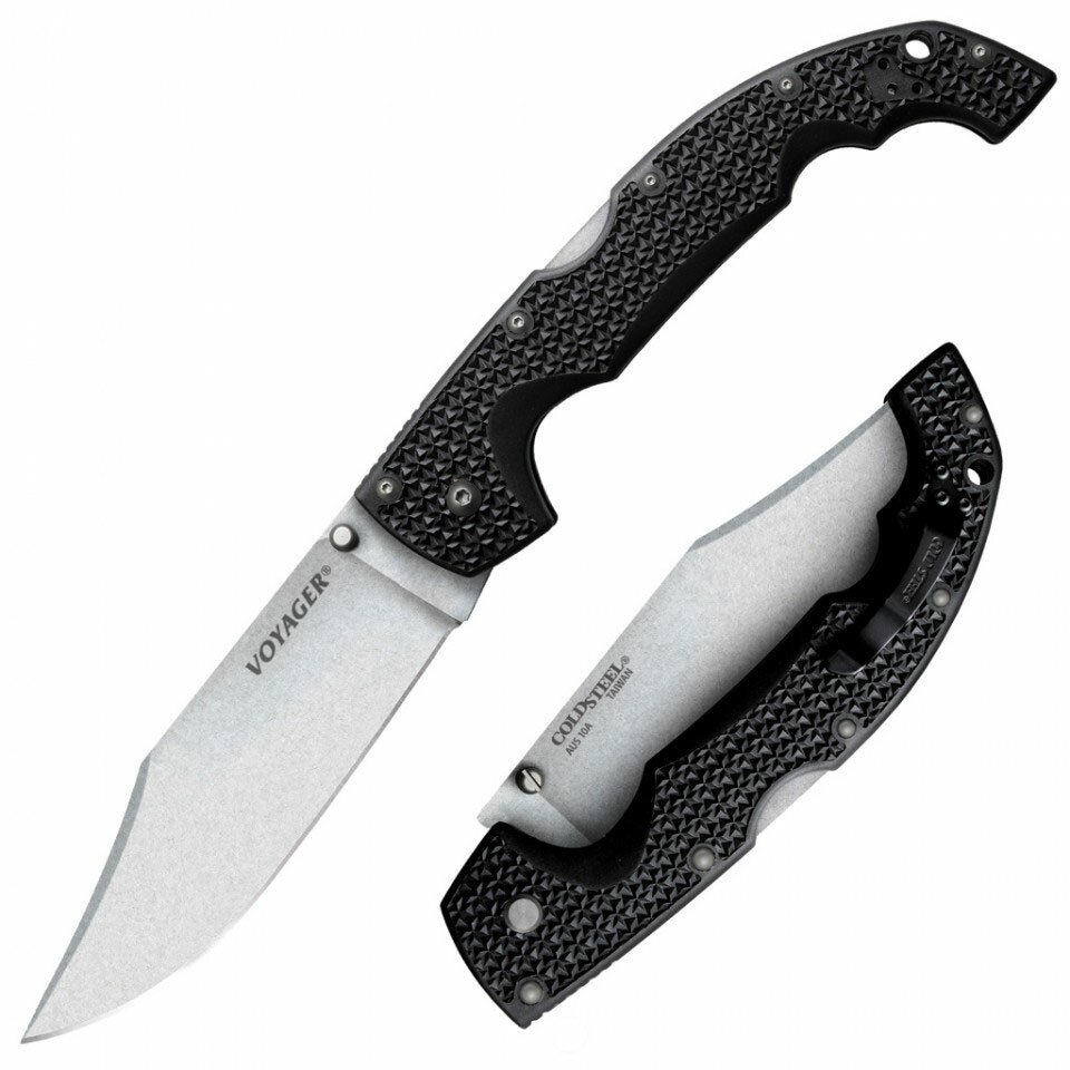 Knife Cold Steel XL Voyager Clip Point Plain Edge AUS10A Knife Cold Steel XL Voyager Clip Point Plain Edge AUS10A