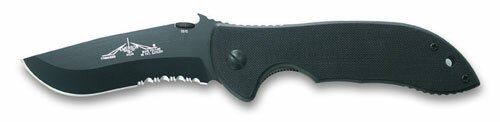 Knife Emerson Mini Commander Black Serrated