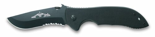 Knife Emerson Mini Commander Black Serrated Knife Emerson Mini Commander Black Serrated