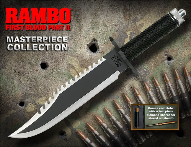 Knife Rambo II Standard Edition Hollywood Collectibles Group Knife Rambo II Standard Edition Hollywood Collectibles Group