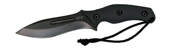 Knife - Zero Tolerance All-Black Fixed Blade Knife - Zero Tolerance All-Black Fixed Blade