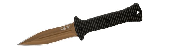 Knife- Zero Tolerance Bronze and Black Fixed Blade
