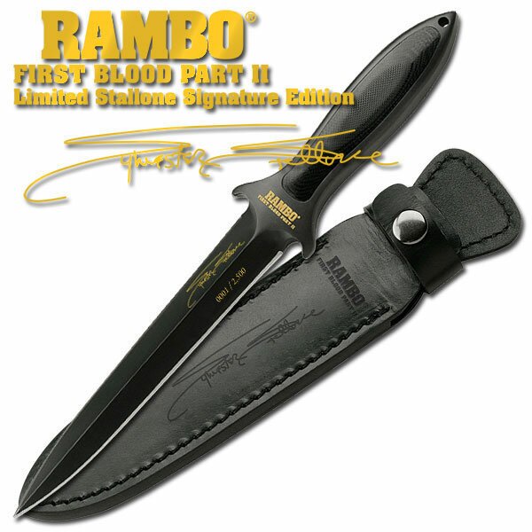 Knife Rambo II Boot Blade Signature Edition