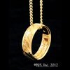 LOTR Gollum Gold Necklace