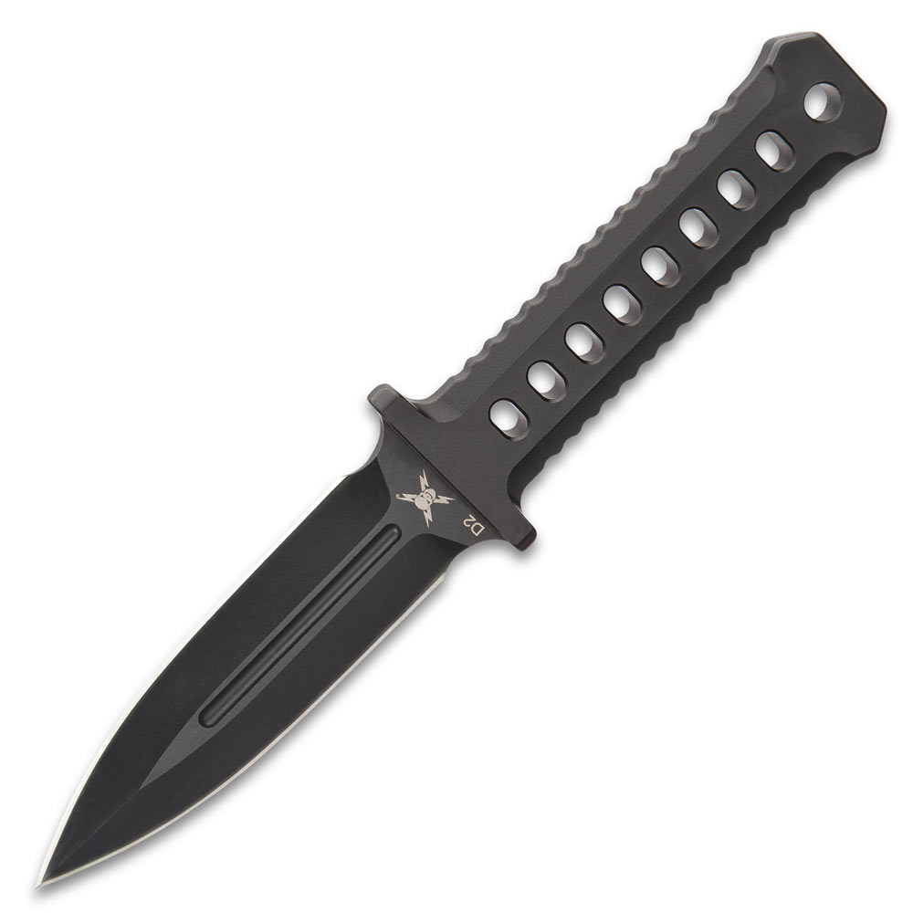 M48 OPS Black Combat Dagger With Sheath M48 OPS Black Combat Dagger With Sheath