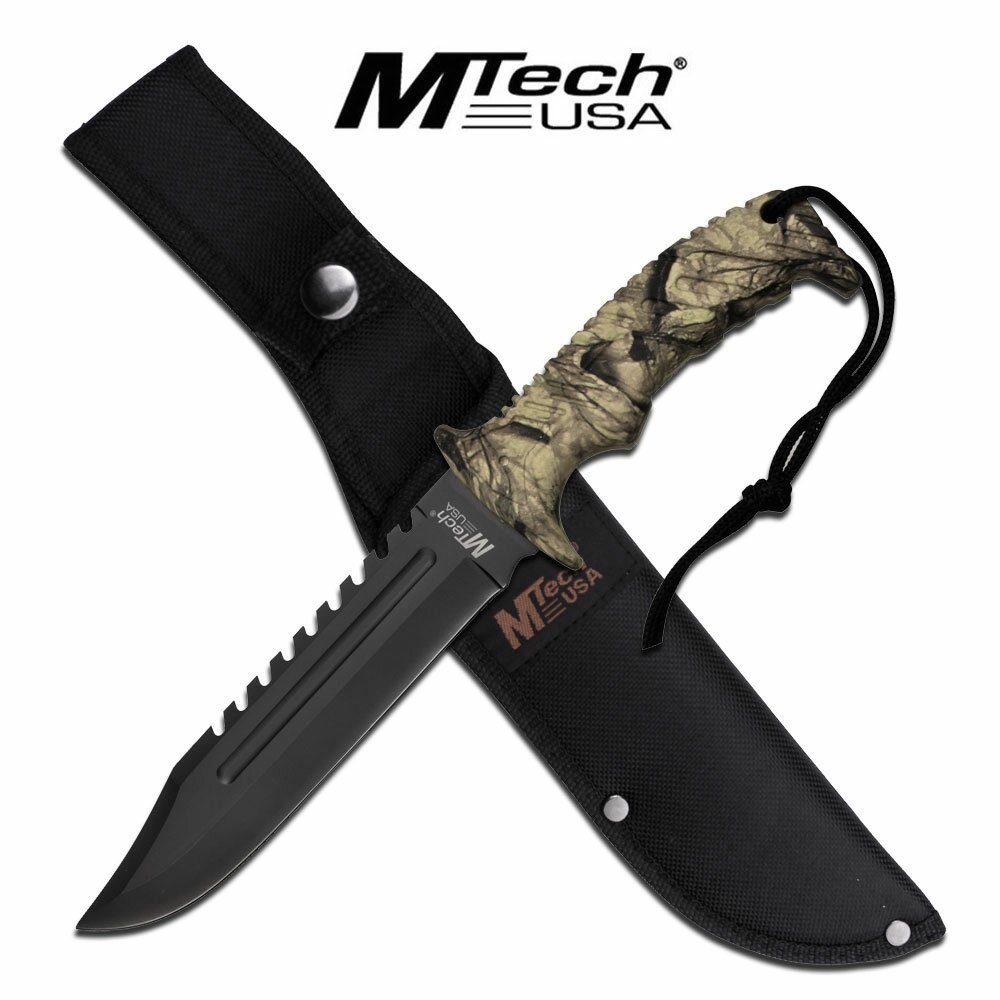 MTech Fixed Army Camo Knife