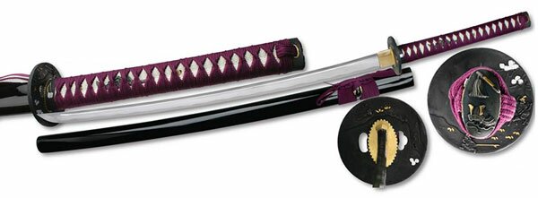 Master Cutlery Handmade Katana Sword Purple Master Cutlery Handmade Katana Sword Purple