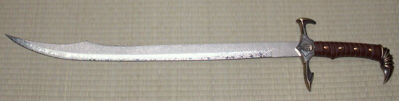 Medieval pirate sword