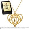 Necklace Eldrond Brooch Sterling Silver Gold-plated - The Hobbit - NN1260