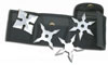 Ninja Mini Throwing Star 2.5'' - 4pcs/set w/pouch - JL-4S