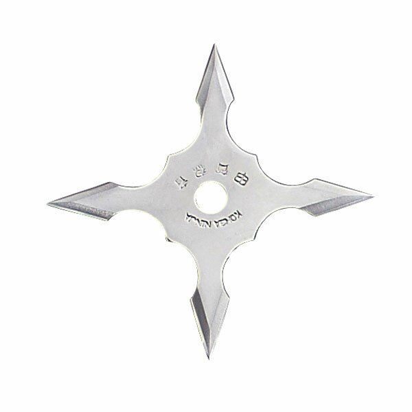 Ninja Star 4Pt SS 4'' w/pouch