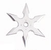Ninja Throwing Star 6Pt SS 4'' w/pouch - 90-16