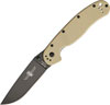 Ontario RAT-1 Desert Tan Handle Folding Knife - ON8846DT