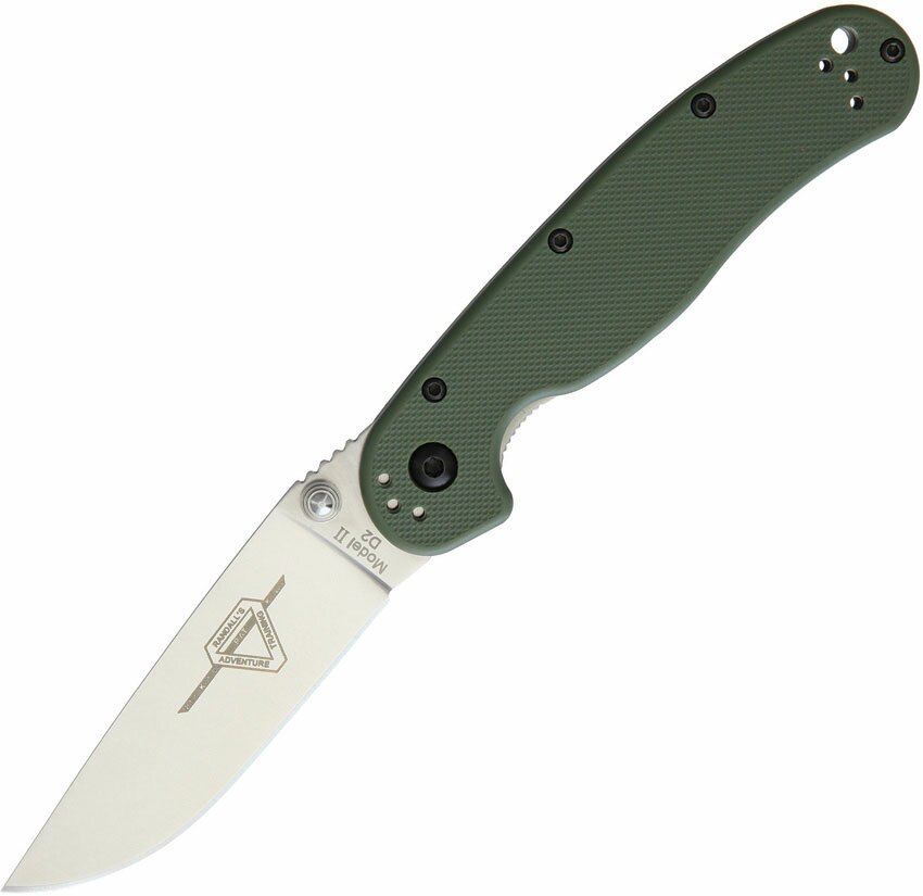 Ontario RAT 2 Linerlock OD Green D2 Ontario RAT 2 Linerlock OD Green D2
