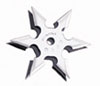 Professional Ninja Throwing Star 6Pt SS 4'' w/pouch - JL-SS4