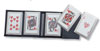 ''Royal Flush'' - SS card throwers, red - JL-SS5R
