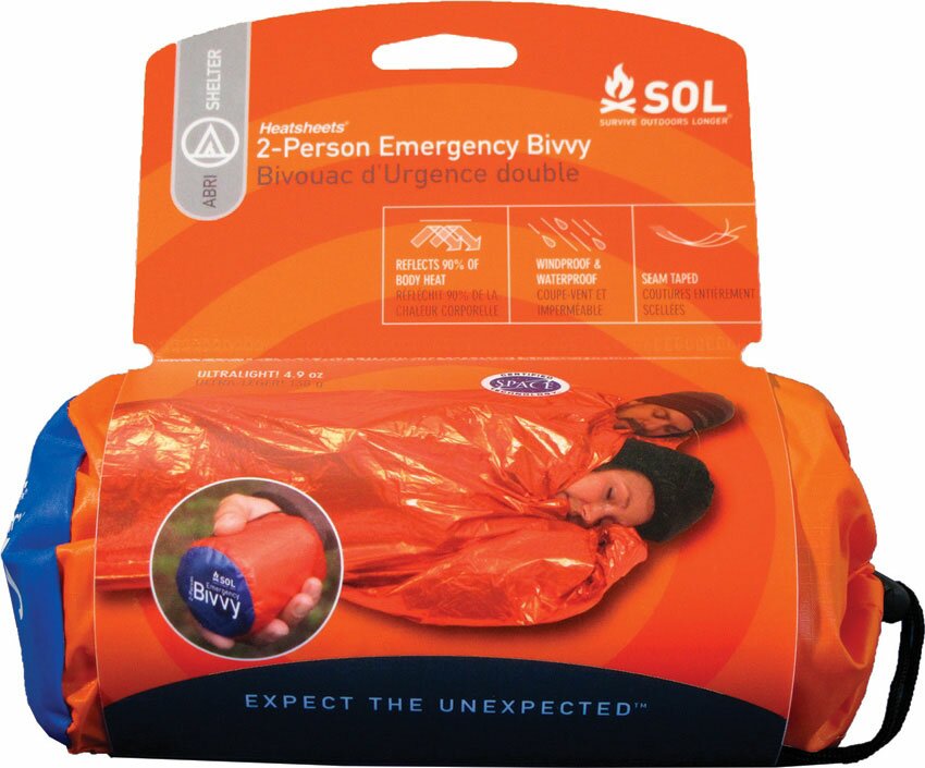 SOL 2-Person Emergency Bivvy Shelter SOL 2-Person Emergency Bivvy Shelter