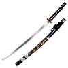 Samurai Katana Dragon Design Black - JLZS555B