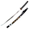 Samurai Katana Dragon Design Black